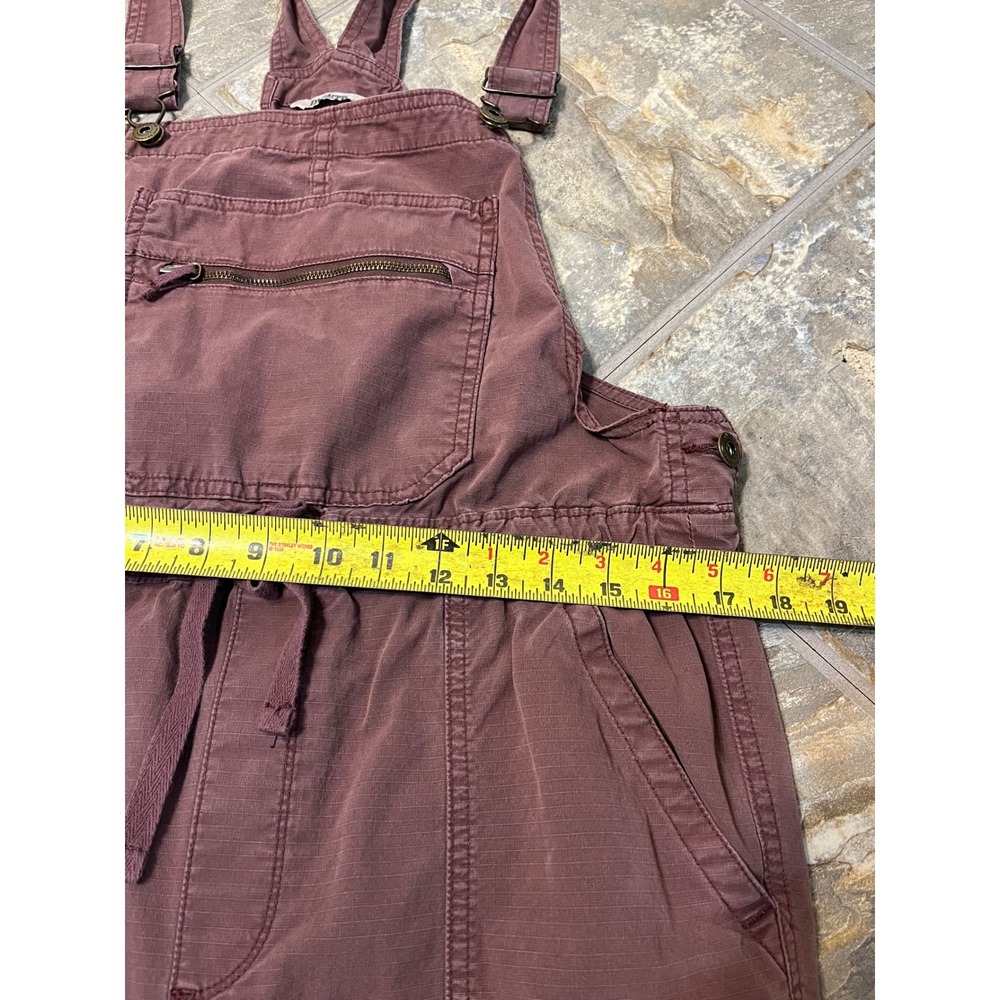 Duluth Trading Co Overalls Women Small Purple Drawstring Utility Bibs - Picture 5 of 7